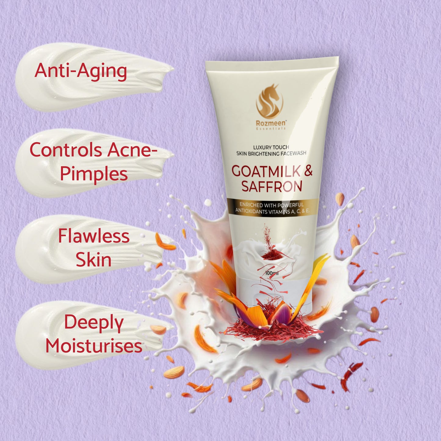 Saffron & Goat Milk Facewash