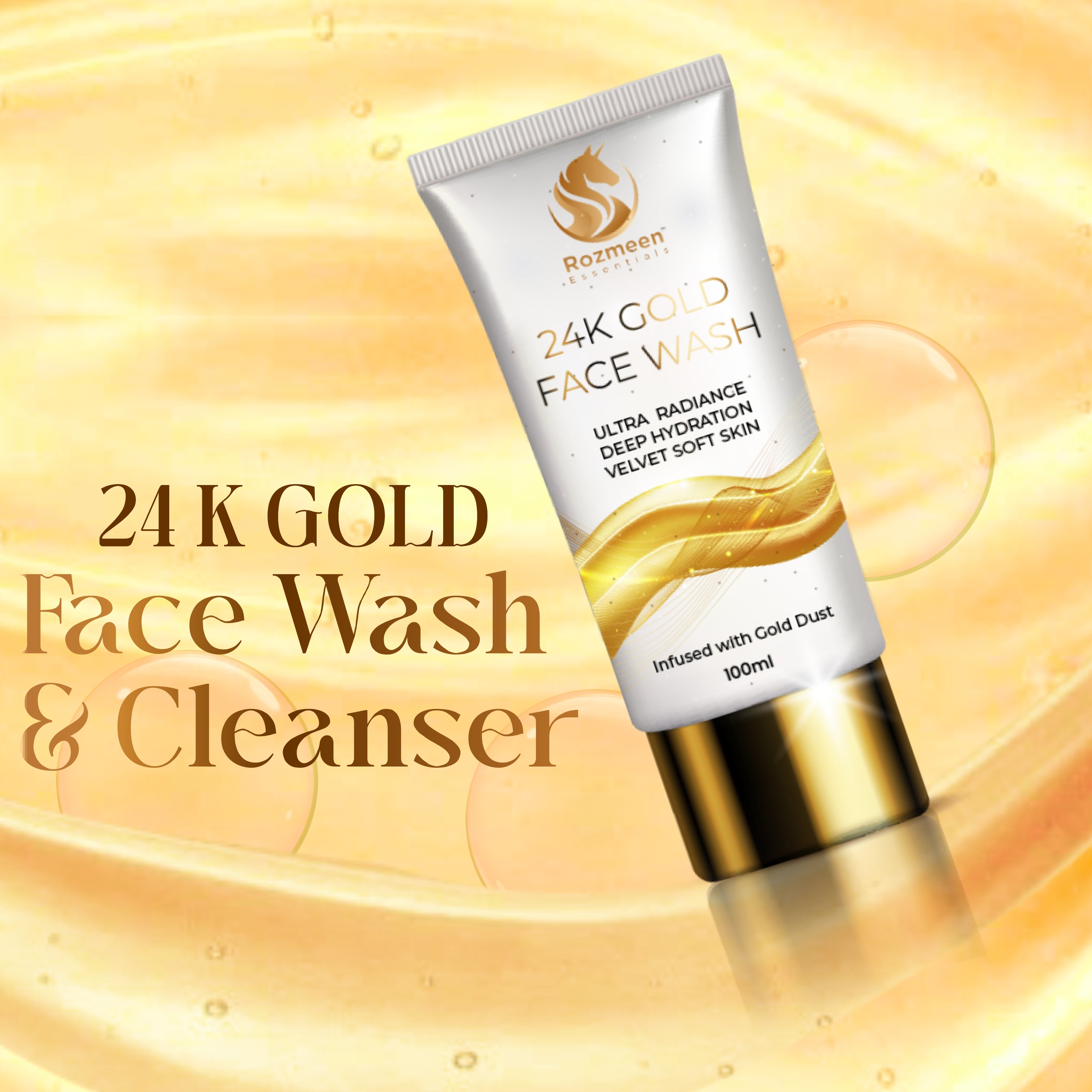 24K GOLD FACE WASH