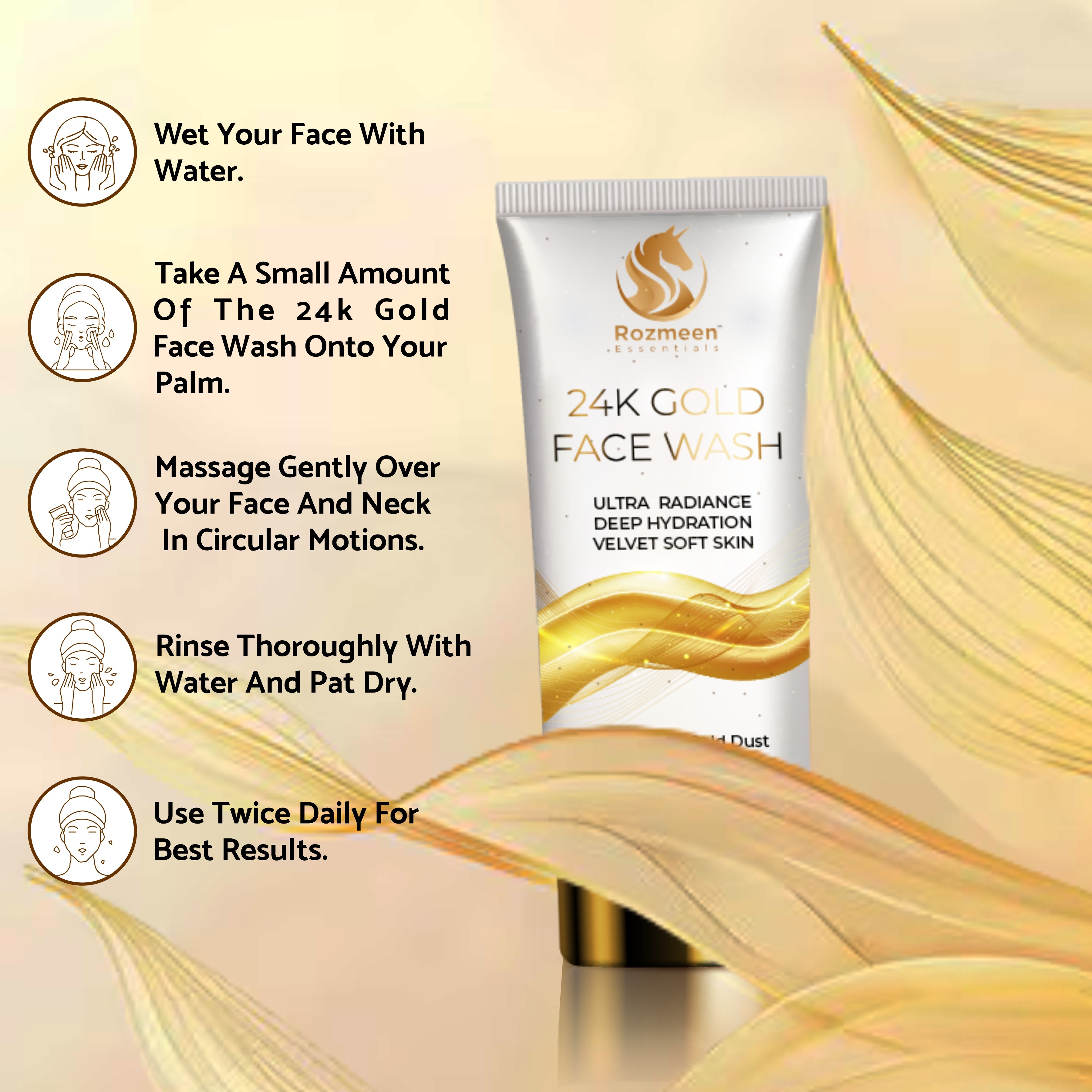 24K GOLD FACE WASH